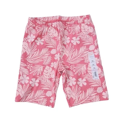 NUEVO Pantalones Cortos de Bicicleta Bermudas Jumping Beans Niñas Talla 12 Hawaianos, Florales, Tropicales Foto 1 de 4