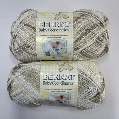 Bernat Baby Coordinates Pompadour Yarn ~ SOFT TAUPE ~ 2 Skein Lot 4.25 oz each - Image 1 of 4