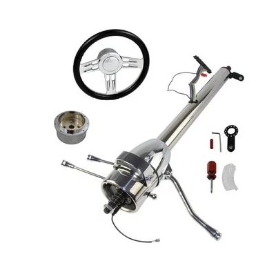 1955-59 Chevy GMC Truck 30'' Tilt Steering Column Shift Automatic & 14'' Wheel Foto 1 de 4