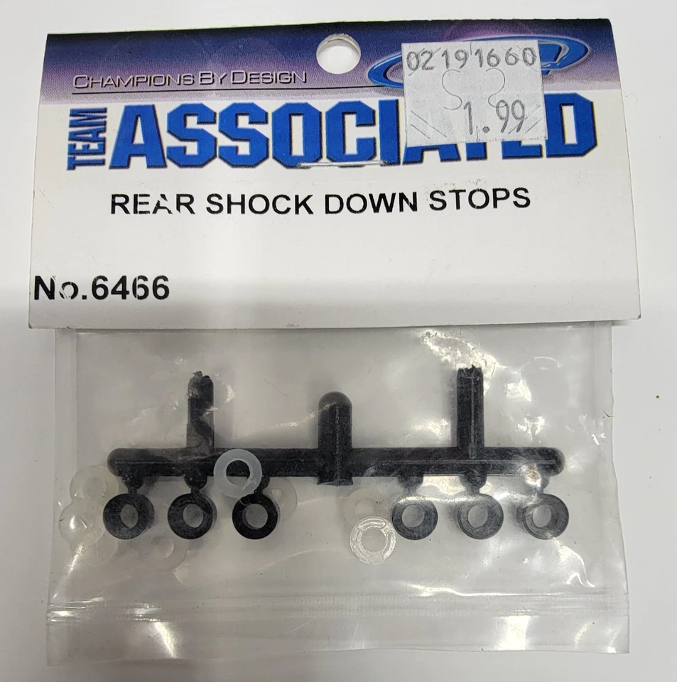 TEAM ASSOCIATED # 6466 rear Shock Down Stops NIP - Image 1 of 1