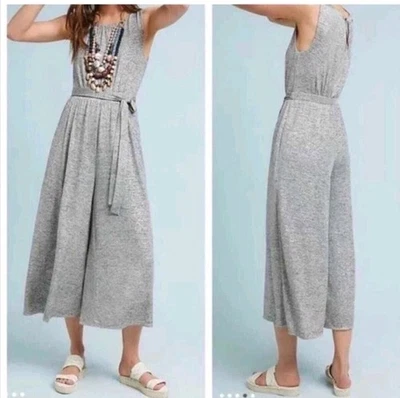 Mono ANTHROPOLOGIE Meadow Rue para mujer Alquimista metálico plateado elástico M Foto 1 de 4