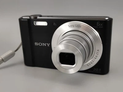 Sony Cybershot DSC W810 20.1 MP  6 X Zoom Working Small Lines on LCD Camera ONLY - Image 1 of 4
