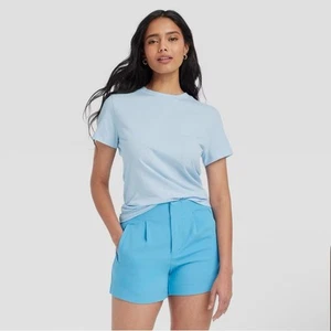 A New Day | Camisa azul manga corta para mujer | XS | NUEVA CON ETIQUETAS - Imagen 1 de 3