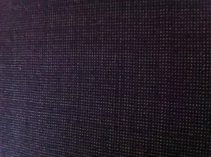 DARK BLUE 100% WOOL SUITING FABRIC ONE YARD/SEWING SUPPLIES/Suitable for Jackets - Picture 1 of 1