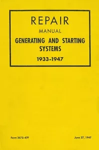Generador y arranque manual Autolite, sistemas de generación y arranque Ford - Imagen 1 de 9