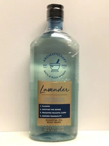 Bath & Body Works Aromatherapy Lavender Essential Oil Body Wash 10oz - Picture 1 of 2