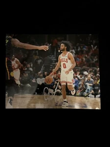 COBY WHITE Signed NBA 8x10 Photo CHICAGO BULLS 100% Authentic - Picture 1 of 2