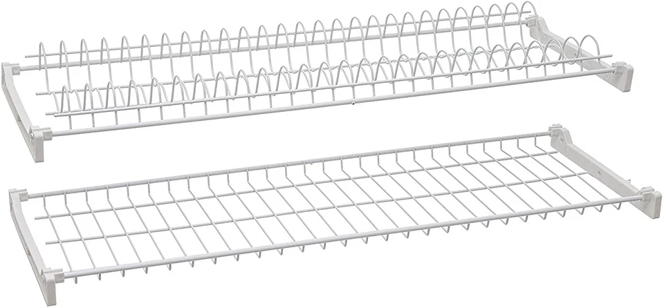 SCOLAPIATTI IN ACCIAIO PLASTIFICATO 76 CM A 2 RETI - Immagine 1 di 1