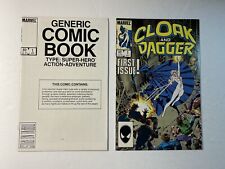 Generic Comic Book #1 1983 plus Cloak and Dagger #1 1985