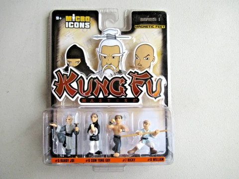 Micro Icons Kung Fu Masters Series 1  #5-8 Magnetic Feet 2004 Randy Joe Cover