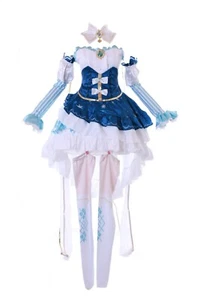 MN-184 Miku Snow Princess Gothic Lolita Vestito Blu 9-Teile Cosplay Costume - Bild 1 von 12