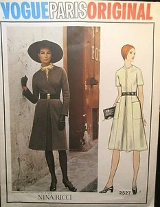Vogue Paris Original Pattern 2527 Nina Ricci Size-14 - Picture 1 of 7