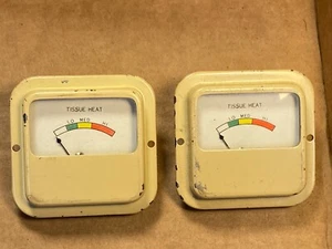 Nos Paar Vintage ""Tissue Heat"" DC Milliampere Meter Röhrenverstärker Bias Messgeräte #A - Bild 1 von 12