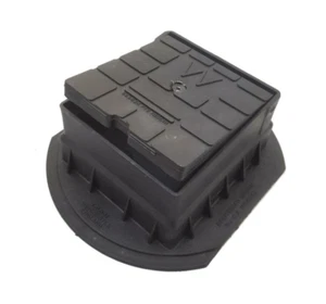Cubierta medidor de agua hidrante Stop Tap Stop Cock caja envolvente para poste sin tapa - Imagen 1 de 2