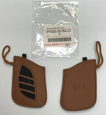 GUANTES LEXUS OEM FACTORY F-SPORT SMART KEY 2019-2023 ES350 MARRÓN (paquete de 2) Foto 1 de 2