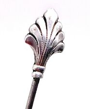 Antique Hatpin Sterling Art Deco Silver Top. Beautiful Design. Collectible