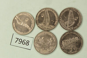 7968  Rumänien 1996;  5 Sondermünzen OLYMPIA Atlanta