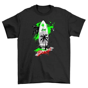 Summer_61 Surfboard Feel - ¡Divertida camiseta con olas geniales! 100 % algodón, pr unisex - Imagen 1 de 46