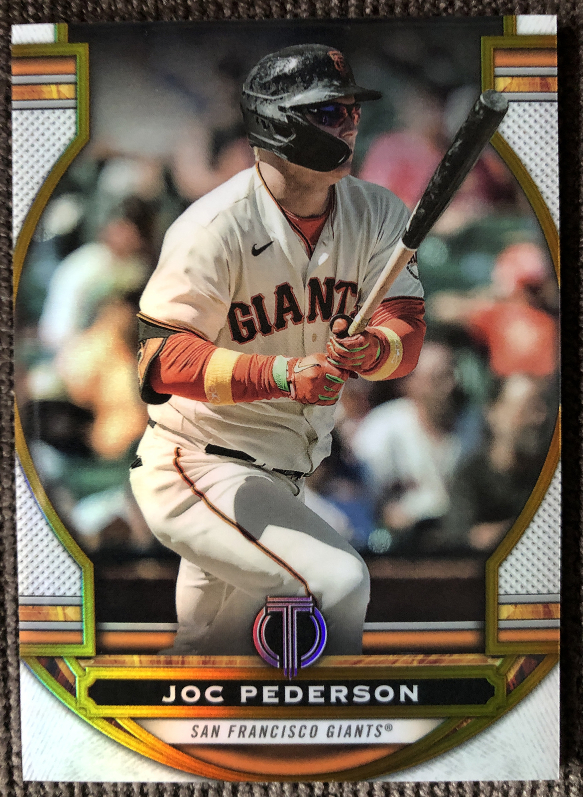 2023 Topps Tribute Joc Pederson #75/75 Gold Parallel San Francisco Giants