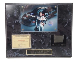 Dale Earnhardt Sr Nascar 10x13 Portrait With Used Authentic Racing Tire Plaque  - Picture 1 of 11