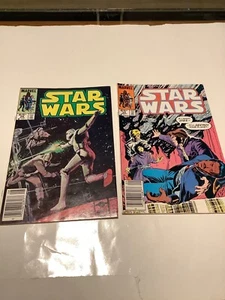 Star Wars Issues 98 and 99 Newsstand Variant (Marvel Comics Aug. and Sept. 1985) - Picture 1 of 1