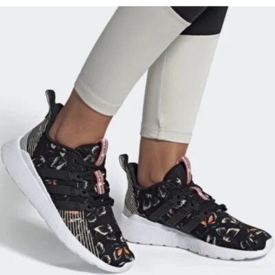 Adidas x Farm Rio Questar Flow Butterfly Print Sneakers Athletic Shoes Size 9 - Image 1 of 4