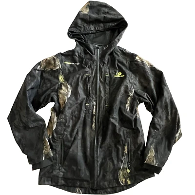 Chaqueta Mossy Oak Juvenil XL Factor de Olor Camuflada Cremallera Ligera Con Capucha Caza Foto 1 de 4