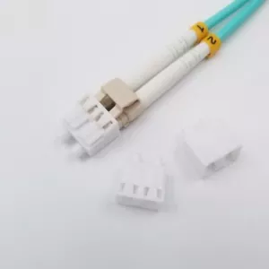 100 Stück LC Duplex Staubkappe LC DX Glasfaserstecker Anti Staub Stecker LC Stecker - Bild 1 von 7