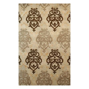 3'7" x 5'7" Handmade 100% Wool Transitional Oriental Area Rug Mint - Picture 1 of 6