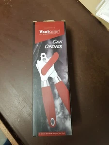 Wanbasion Stainless Steel Tin Can Opener Cutter Easy soft antislip Handle Grip - Picture 1 of 16