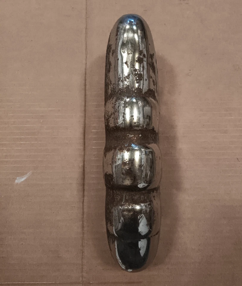 46 47 48 1947 1948 Frazer parachoques protector pátina cromo oxidado estándar Manhattan Foto 1 de 4