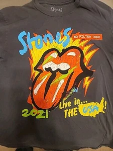 The Rolling Stones No Filter Tour Shirt 2021 Live In The USA Size Medium - Picture 1 of 3