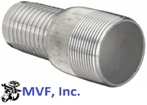 1-1/4" NPT Aluminum Hose Barb King Combination Nipple for 1-1/4" ID Hose SF125A - Picture 1 of 6