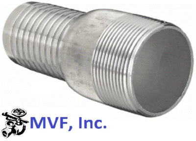 1-1/4" NPT Aluminum Hose Barb King Combination Nipple for 1-1/4" ID Hose SF125A - Image 1 of 4