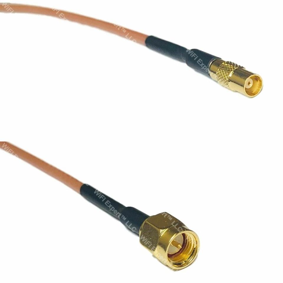USA-CA RG188  MCX FEMALE to SMA MALE Coaxial RF Pigtail Cable - Image 1 of 1