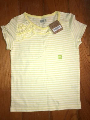 CRAZY 8: Camisa Amarilla Manga Corta Niña, Talla 4T, NUEVA con Etiqueta Foto 1 de 2