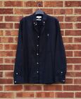 Next black navy shirt jacket plain suit smart casual top cotton slim fit M