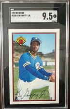 1989 Bowman Baseball #220 Ken Griffey Jr. Rookie RC HOF SGC 9.5 Mint+