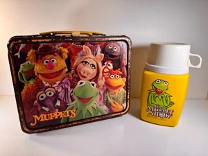 Porta pranzo e thermos vintage 1979 THE MUPPET SHOW Fozzie Bear - Foto 1 di 9