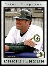 2013 Grandstand Beloit Snappers Ryan Christenson Beloit Snappers #NNO