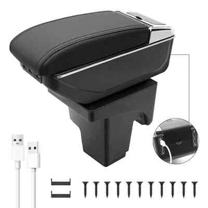 Arm Rest Central Consoles Storage Box Armrest Box For Ford Focus 3 Mk3 2011-2019 - Picture 1 of 4
