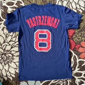 Majestic Vintage #8 Carl Yastrzemski Boston Red Sox Yaz Trikot Logo Vintage T-Shirt S - Bild 1 von 5