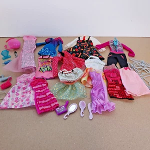 Barbie Accessories Clothing Lot Teacher Dress Equestrian Microphone Evening Gown - Picture 1 of 5