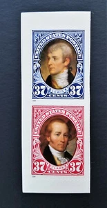 US 2004 Scott # 3855 - 3856 Lewis & Clark Vertical PAIR of Stamps MNH 2x 37c  - Picture 1 of 1