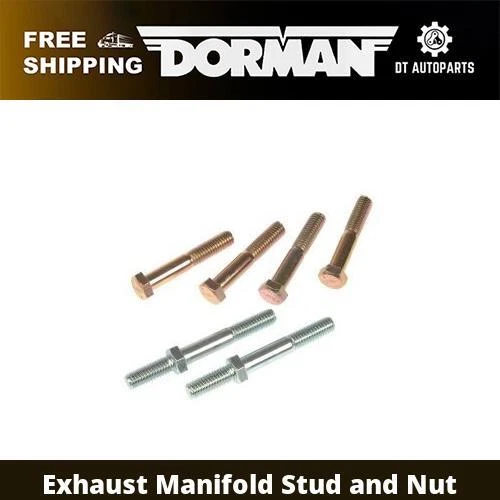 Para GMC Syclone 1991 4,3 L V6 Dorman colector de escape perno y tuerca Foto 1 de 4