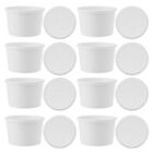  20 Sets Ice Cream Bowls Containers with Lids Sundae Cups Party Paper