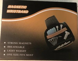 Correa de herramientas de pulsera magnética con 15 imanes fuertes para tornillos de sujeción de soporte - Imagen 1 de 2