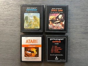Atari 2600 Vintage Shooter Games: Defender, Space War, Vanguard & Combat - Picture 1 of 3