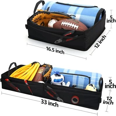 Caja de herramientas organizadora debajo del asiento para camión de almacenamiento Ford F150 F250 F350 3 compartimentos Foto 1 de 4