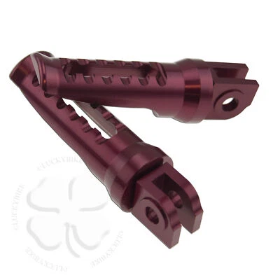 Juego de estriberas delanteras GP rojas para Yamaha YZF R1 R6 R3 barra de descanso trasera principal Foto 1 de 3